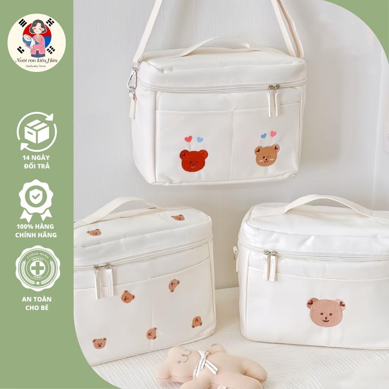 Túi Đựng Bỉm Sữa Giữ Nhiệt Có Quai Xách Tiện Lợi Cho Bé Để Đựng Sữa Bỉm Đồ Ăn Mang Đi Chơi Đi Ra Ngoài