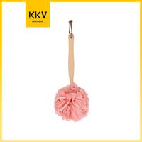 Gambar OHSOME - Alba Sol Bath Brush Sikat Mandi Shower Puff Dengan Pegangan Kayu Blue | Pink Kain - Blue dari OHSOME Homeliving Kab. Bekasi 3 Tokopedia