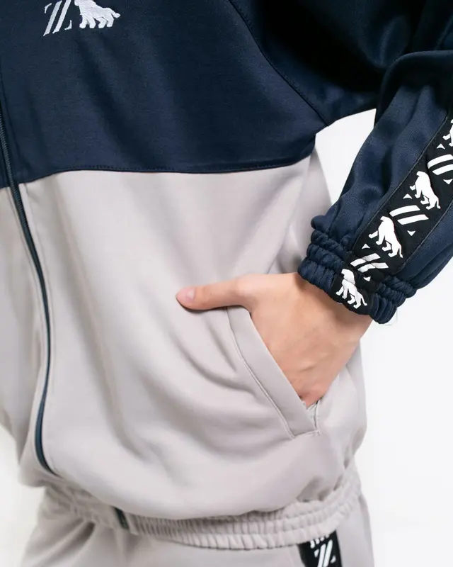 DELIRIUM x ZALNANDO Jaket Tracktop dan Track Pants Contrast Colourblock 7
