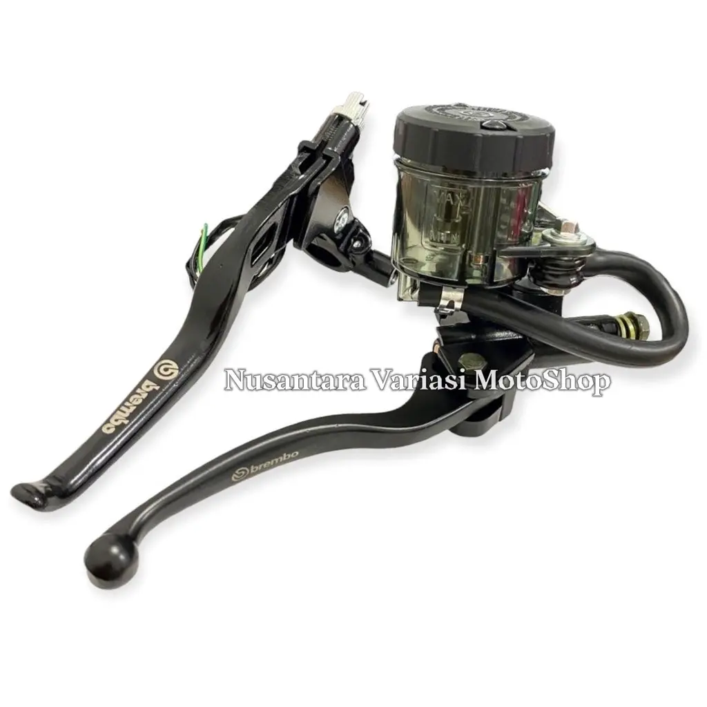 Master rem Brembo kanan tabung big smoke plus Handle rem kopling model RCB universal semua motor
