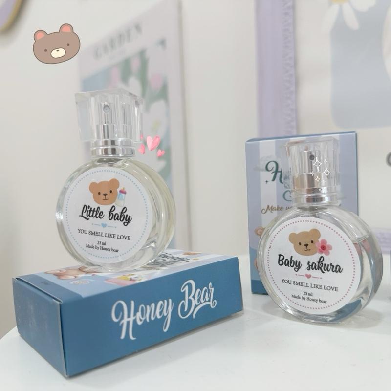   1 combo tặng 1c 25ml Combo 2 chai Nước hoa Honeybear  mùi phấn em bé phấn hoa lưu hương 6 - 8 tiếng trên da 