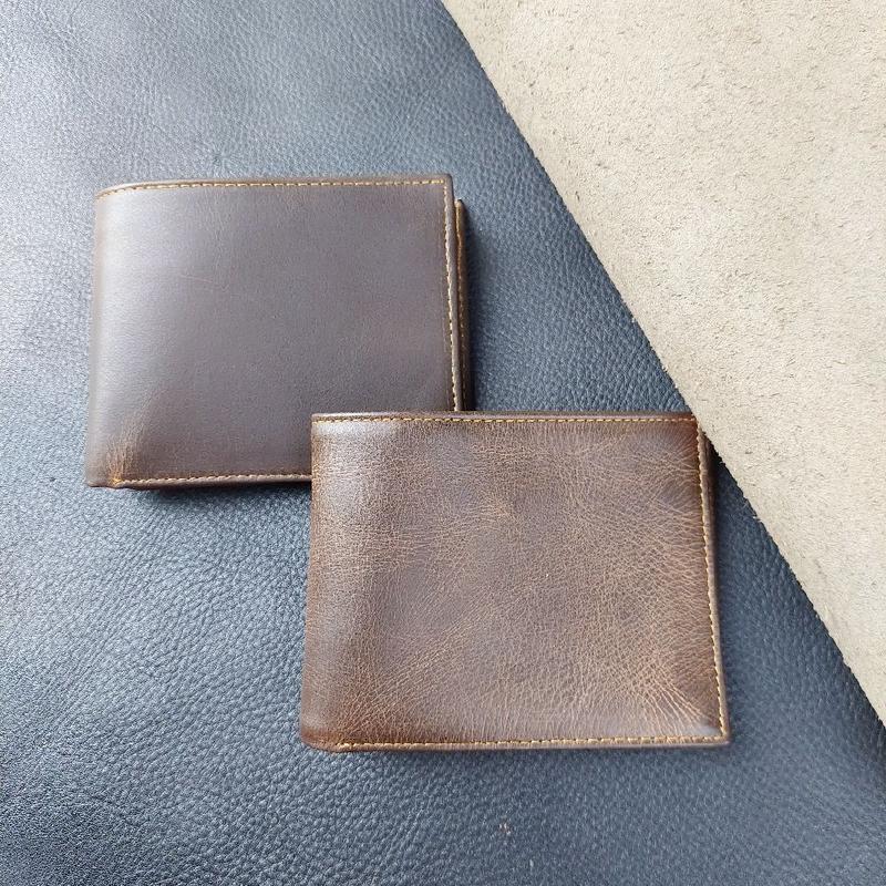  Ví Nam Da Bò Sáp Wax Nhập Khẩu Dáng Ngang Wallet Chất Da Bụi Vân Da Tự Nhiên Độ Bền Cao Kích Thước Lớn Bảo Hành 36 Tháng Hình Chữ Nhật 9,5x12cm 