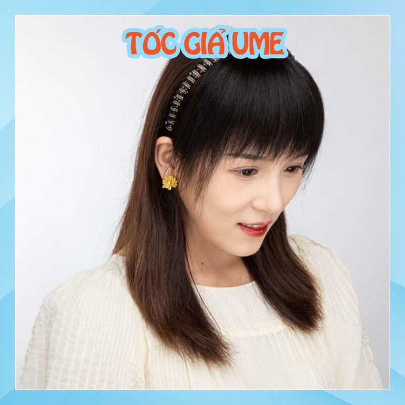 Bờm mái bằng trung niên Bờm tóc giả trung niên cao cấp Tóc giả trẻ đẹp trung niên S04MA13 0