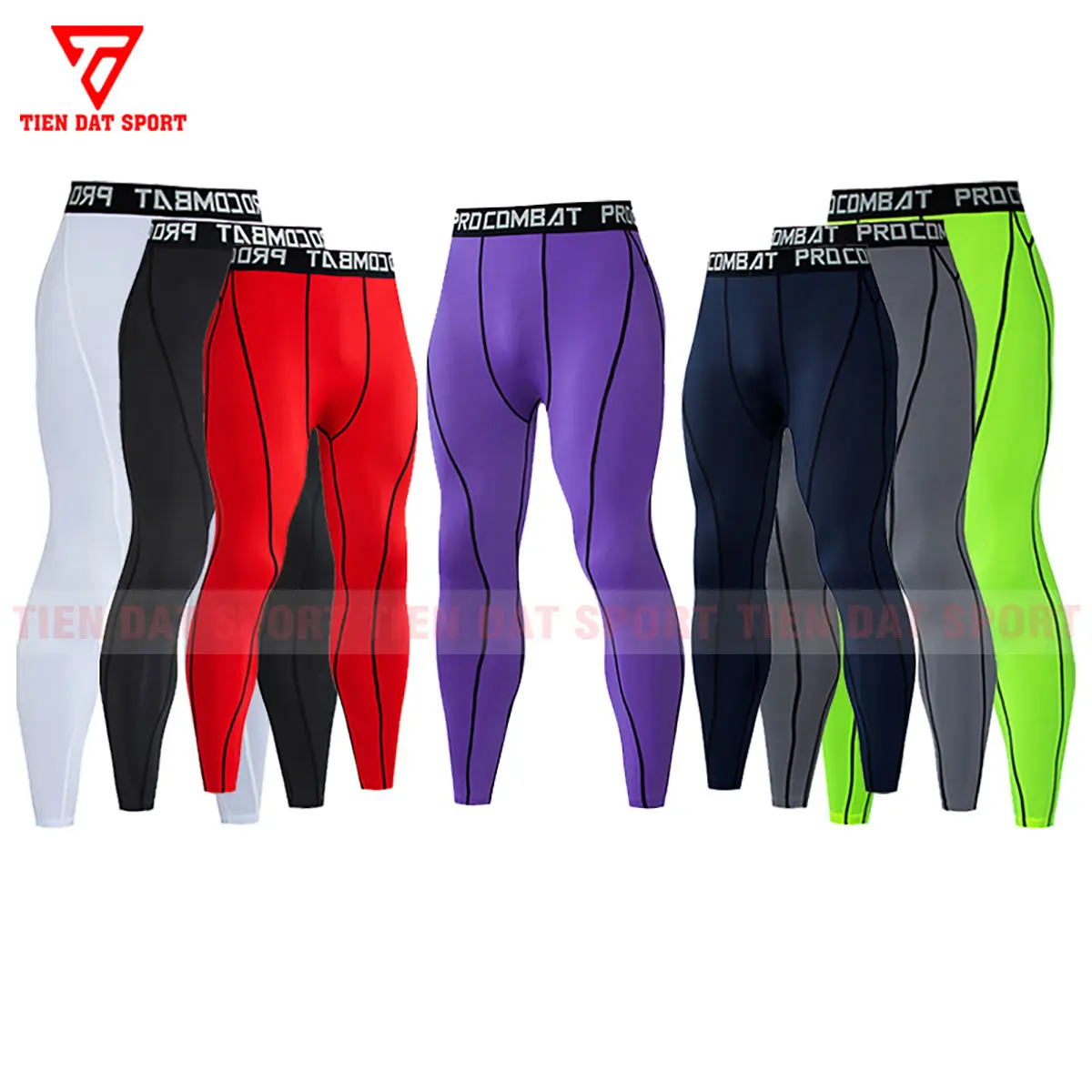 QUẦN BODY THUN DÁNG DÀI COMBAT PRO LEGGING GIỮ NHIỆT NAM quần  legging