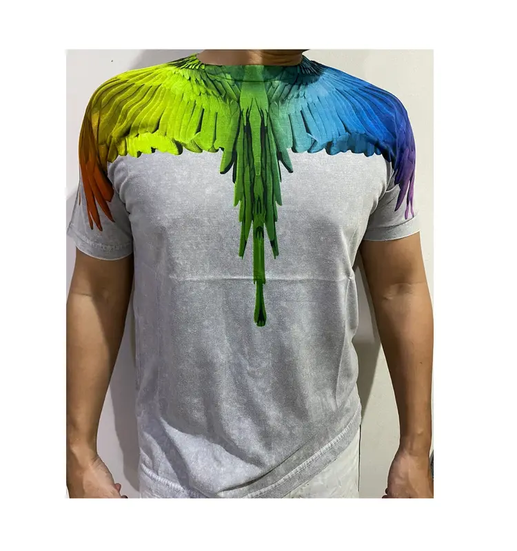 kaos tshirt  lucu motif sayap /singa printing 3