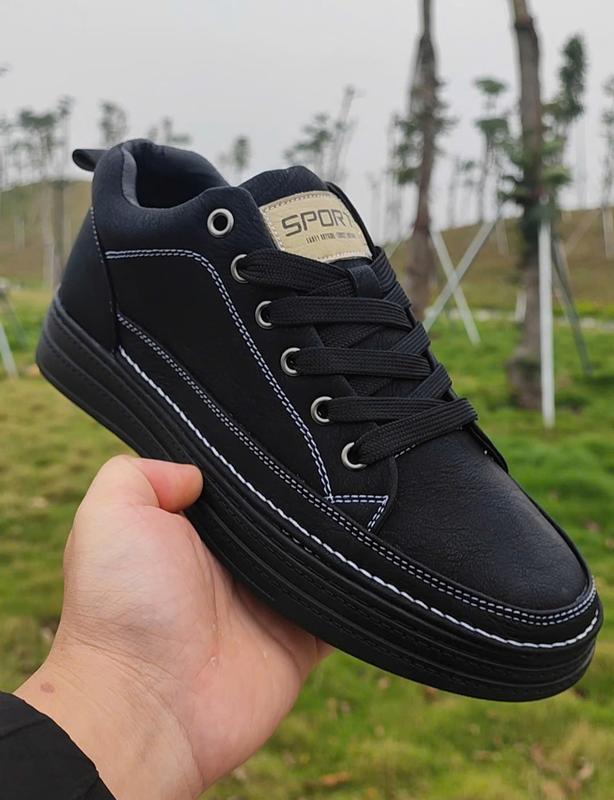 Giày SNEAKER nam 3 màu cổ lửng da NAPPA nâu, đen, kem bee đế cao su đúc tăng chiều cao 3cm