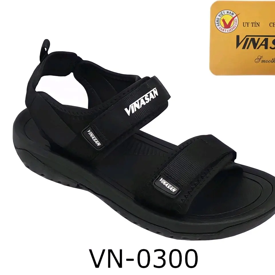 Sandal nam hàng chính hãng thương hiệu Vinasan [HÀNG VIỆT NAM THƯƠNG HIỆU XUẤT KHẨU SẢN XUẤT THEO CÔNG NGHỆ NHẬT BẢN] Size 39-43 Đế Bằng