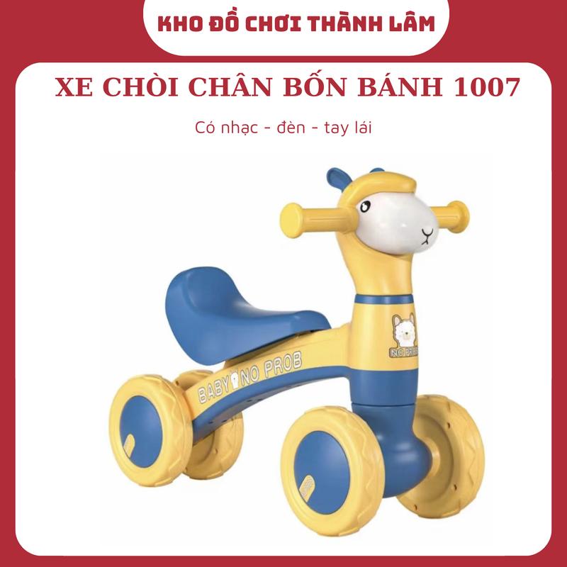 Xe chòi chân 4 bánh con cừu có nhạc đèn cho bé yêu 1-3 tuổi Đồ Chơi