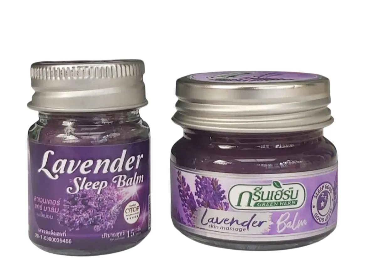 Cù là ngủ ngon Lavender sleep balm 15g - Lavender skin massage balm 20gr - Thái Lan