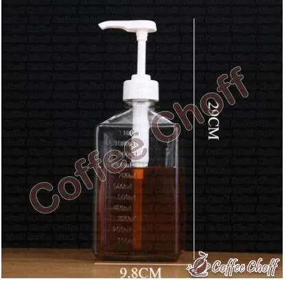 PAKET BOTOL SIRUP 1100 ML POMPA SIRUP TEMPAT SIRUP SUGAR BOTOL PUMP BOTOL KACA
