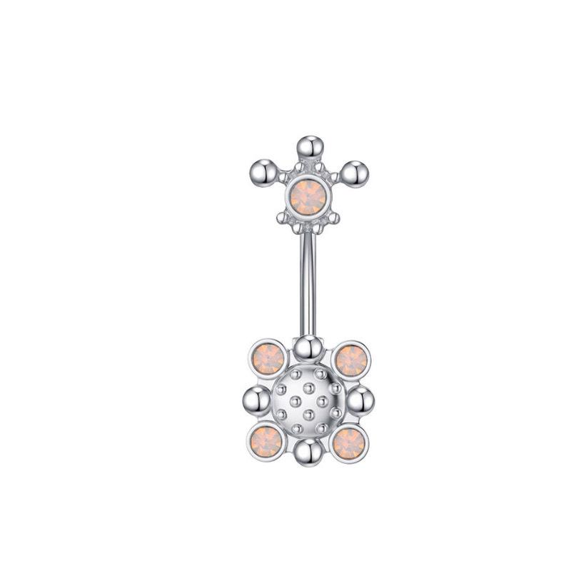 Product Introduction of Khuyên Rốn Bằng Thép Không Gỉ Cho Nam Và Nữ, Khuyên Cơ Thể, Trang Sức Zircon Voi Bàn Tay 26