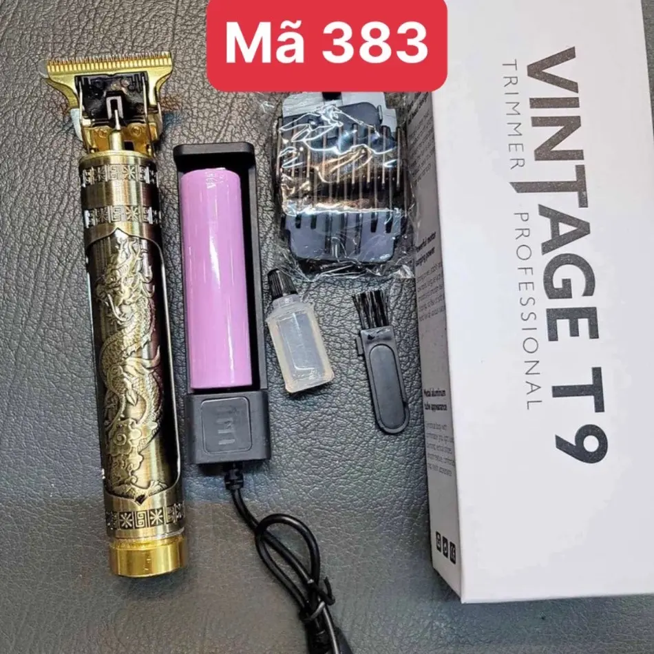 Tông đơ cắt tóc - chấn viền Vintage T9 hnk mohawk cliper kemei 809a