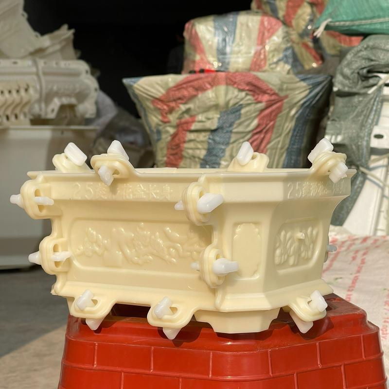 Khuôn đúc chậu cảnh chữ nhật vát góc 25x18x12cm nhựa ABS có lòng trong