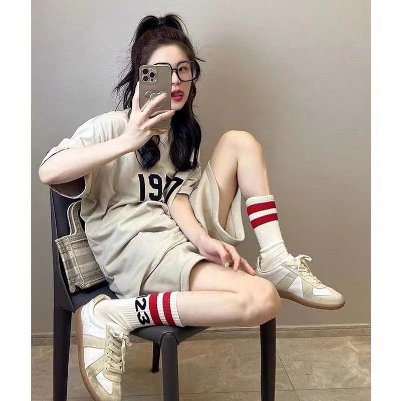 Set 5 đôi tất cổ cao nam nữ, phong cách Hàn Quốc, chất liệu cotton mềm, mịn co giãn Menswear 3