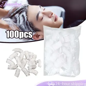 200Pcs Penutup Telinga Anti Air Mandi Plastik Transparan