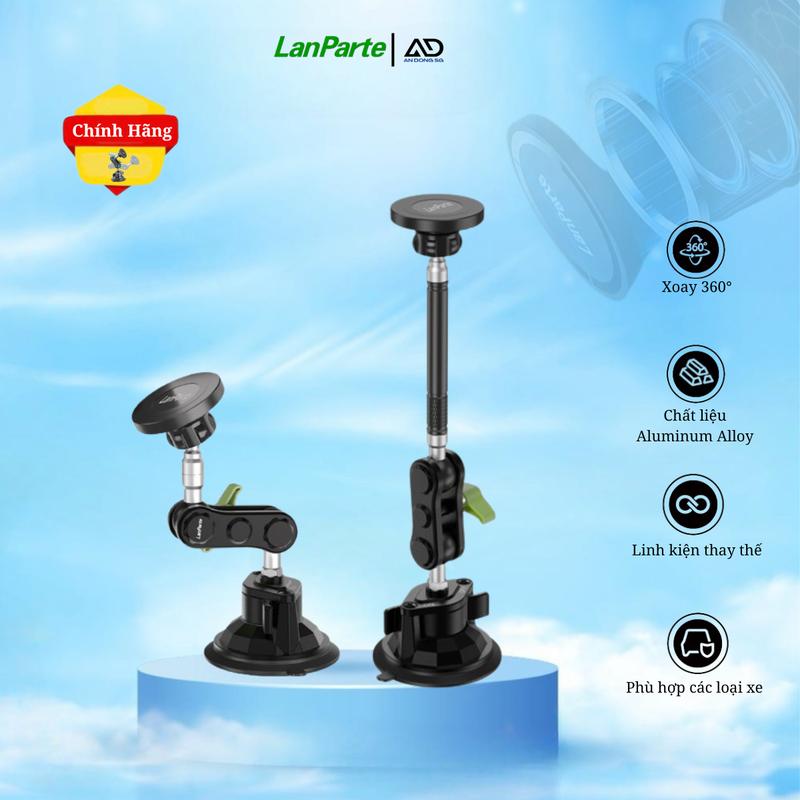 Thiết bị hộ trợ quay video trên ô tô Giá đỡ điện thoại trên xe hơi Titan Lanparte R01 Từ Tính An Đông SG Nội Thất