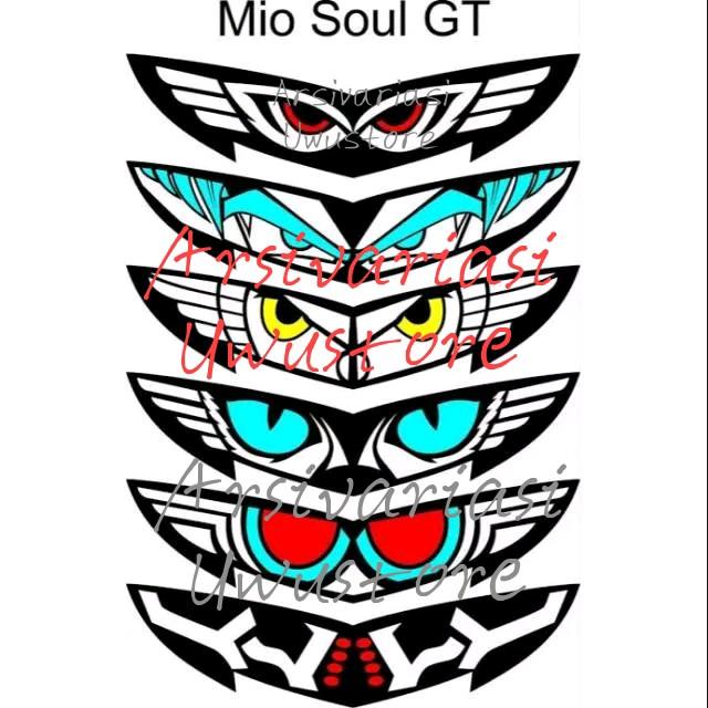 STIKER LAMPU MOTOR MIO SOUL GT PROMO 0