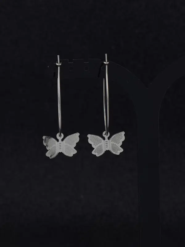 Butterfly Design Earrings, Fashionable Jewelry for Women & Girls, Trendy All-match & Exquisite Jewelry for Birthday Gift 2