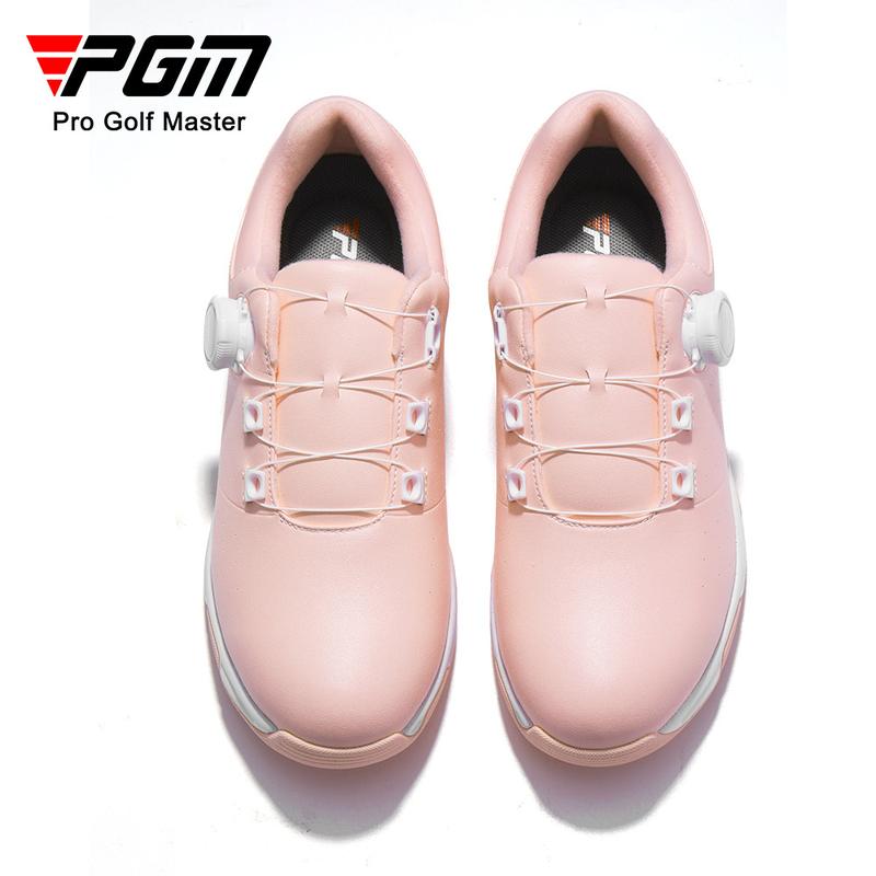 [PGM] Golf Shoe Women's Summer Waterproof Microfiber Shoes Non-Slip Spike Bottom Sports Golf Women's Shoes Xz348 4