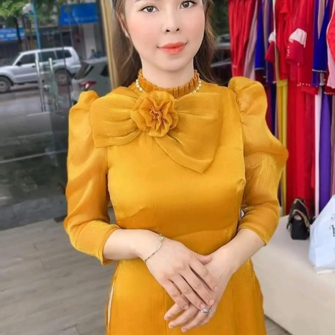 Nơ soắn tơ gân 4 tà lót lụa