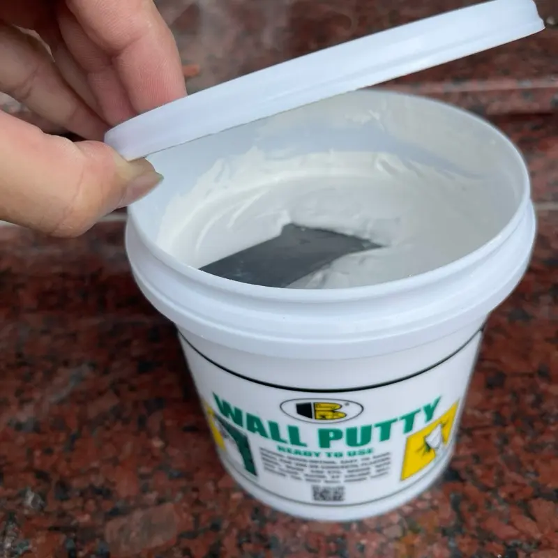Keo Wall Putty Xử Lí Mối Nối Phào Chỉ Nhựa (Hủ Lớn 1,5kg) 0