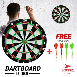 SPEEDS Dart Papan Dart Board Game Pro Panahan Dinding 12inch 004-1