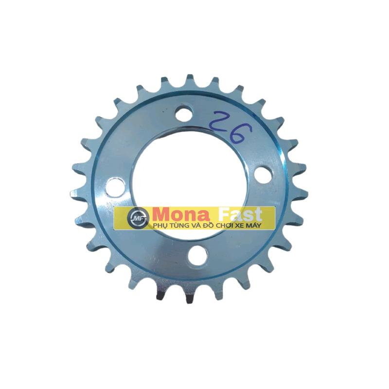 Dĩa nhông sau 26 răng dream wave anpha đời đầu, xe 50, sirius 50 Phụ Tùng nhông dĩa