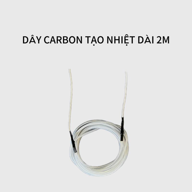 DÂY CARBON 5 SAO TẠO NHIỆT CHO MÁY ẤP TRỨNG - 2M