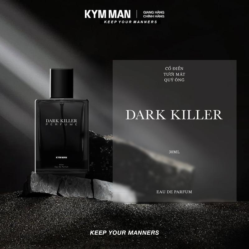 Nước Hoa Nam KYM MAN Dark Killer 50ml - Hương Cam Bergamot, CỔ ĐIỂN - TƯƠI MÁT - QUÝ ÔNG