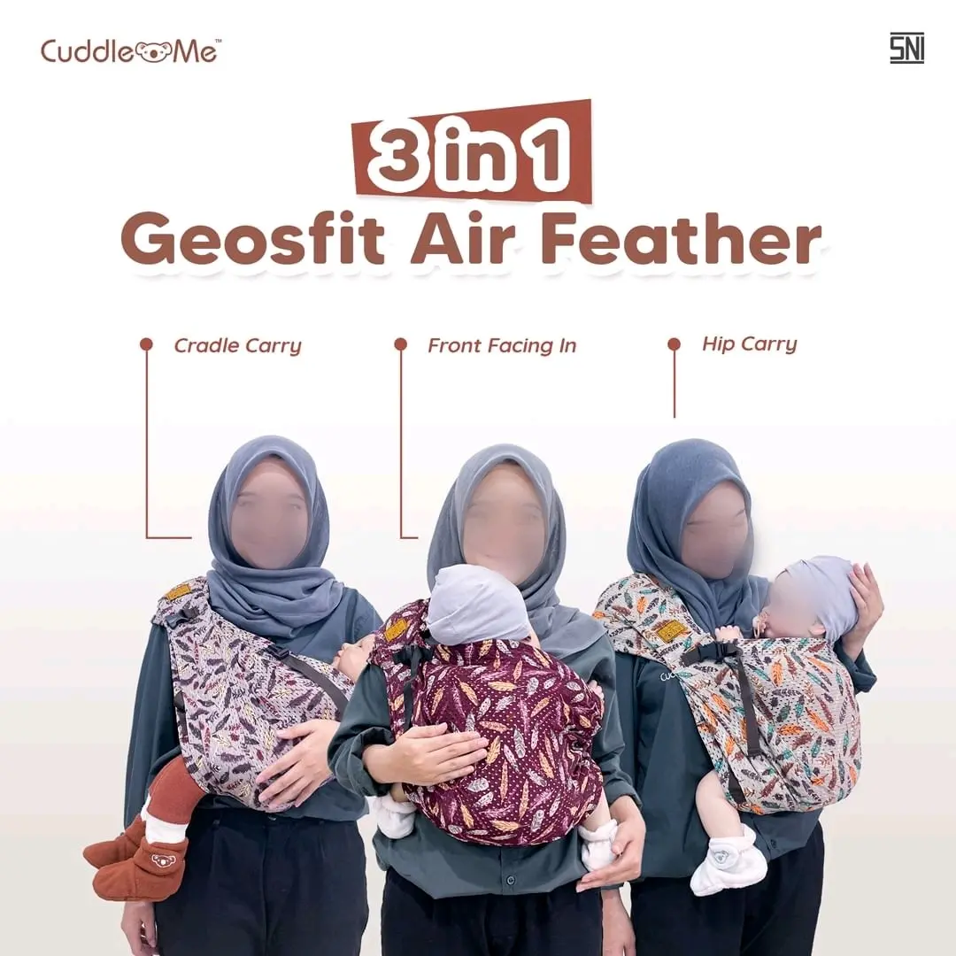 Gendongan GeosFit Air Cuddleme Bayi Bunda