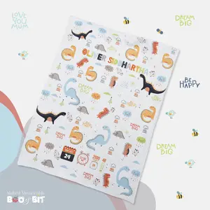 Boo and Bit | Selimut Bayi Laki-Laki | Custom Nama Tanpa PO