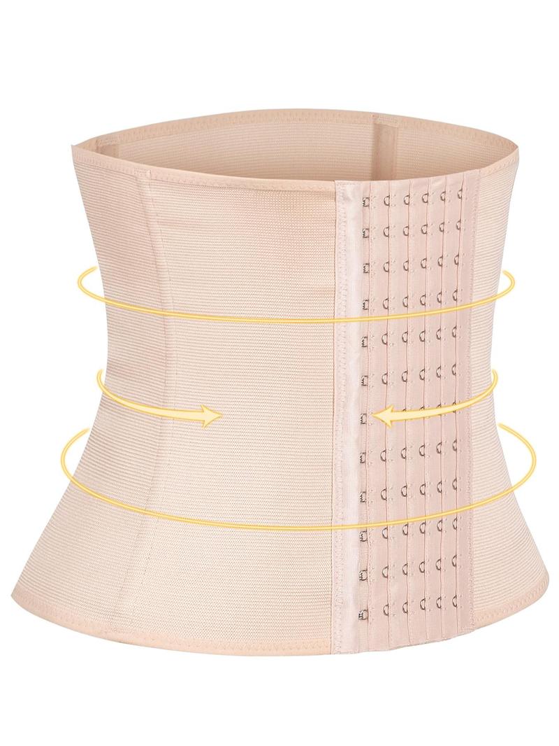 Product Introduction of 【2025】Women's Basic Plain Adjustable Shapewear Waist Trainer with Hook And Eye Closure, Casual Breathable Skin Friendly Tummy Control Faja Waist Shaper, Women's Body Shaper for All Seasons 5
