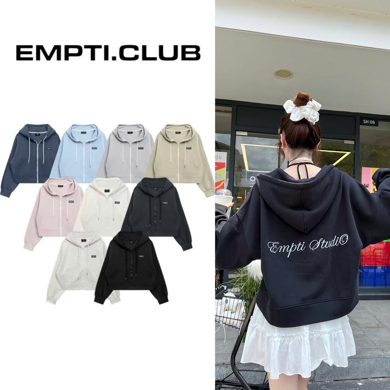 Áo Khoác Hoodie Zip EMPTI TAG SU LỬNG 04