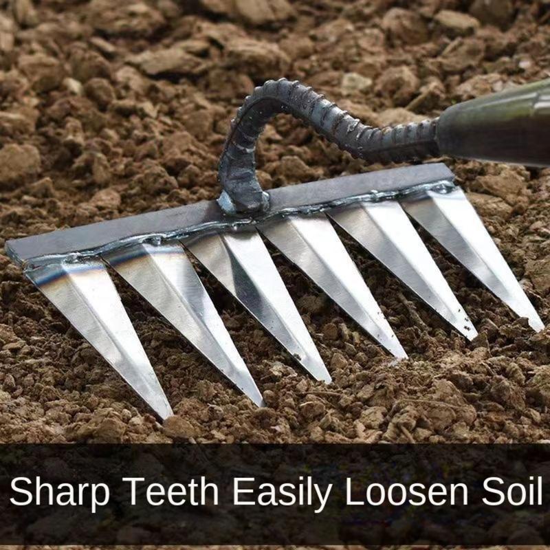 Product Introduction of proofto New 4/5/6/7 Teeth Weeders Weeding Tool Steel Claw Uprooting Weed Remover Manganese Steel Forged Forged Weed Puller For Garden Yard Farm 15