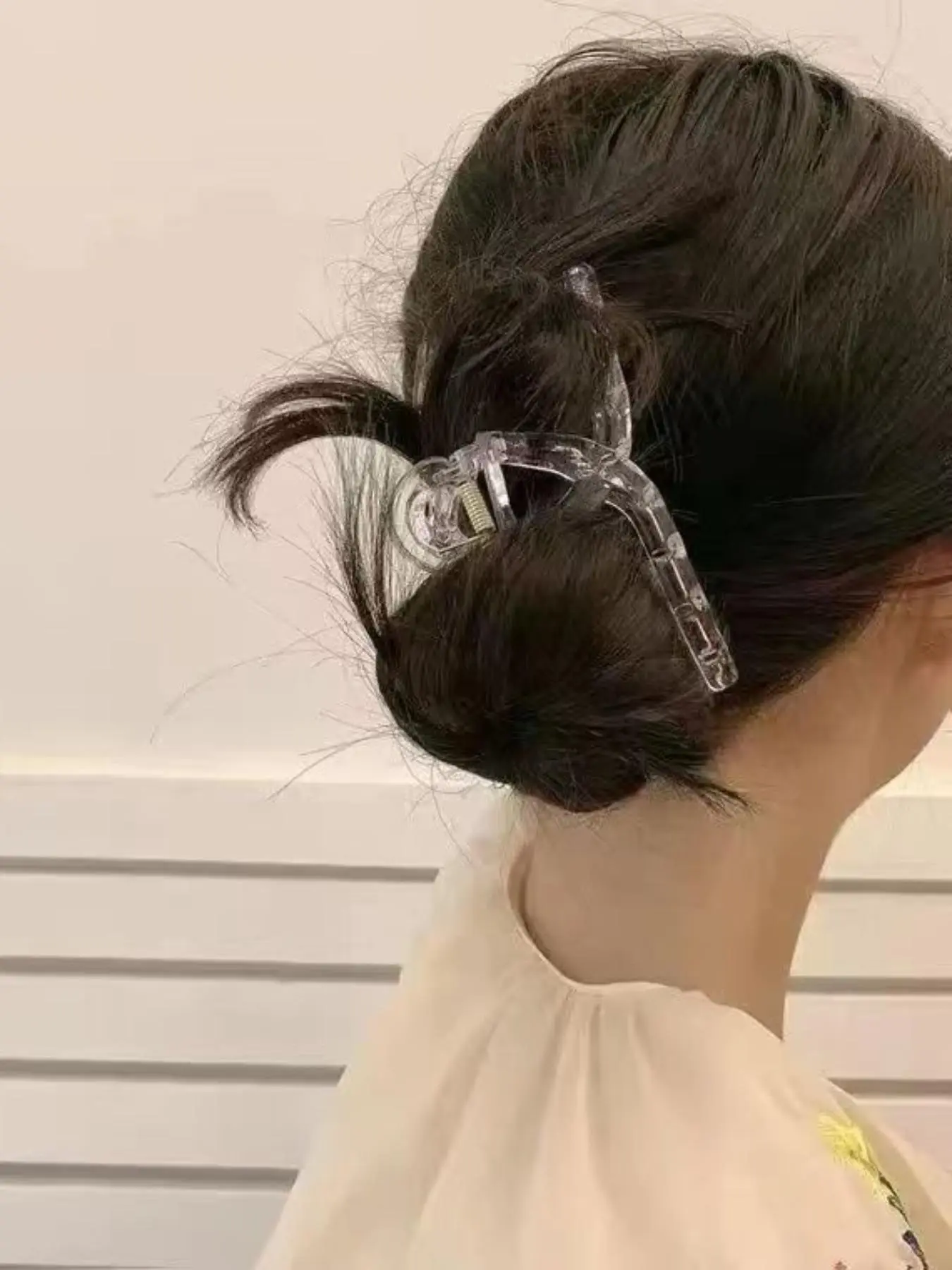 Solid Color Hair Claw, Fashionable Hair Accessories for Women & Girls, Casual Versatile Hair Accessories for Daily Wear