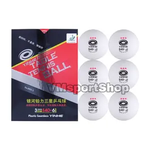 Yinhe S40+ 3-Stars 40+ - Bola Pingpong 3 Bintang Isi 6