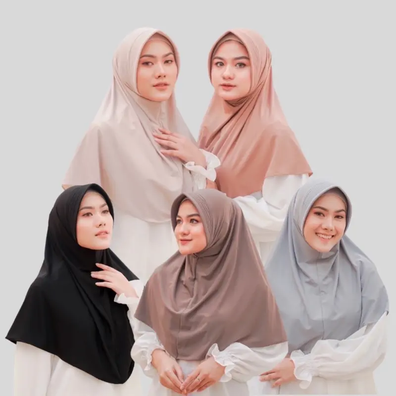 BERGO HAMIDAH MENUTUP DADA / DAILY HIJAB PET ANTEM JERSEY PREMIUM 100% ORIGINAL