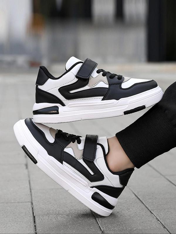 Boys' Fashionable Patchwork High Top Sneakers, Casual Comfortable Sports Shoes for Daily Wear, Trendy All-match Sneakers for Students 1