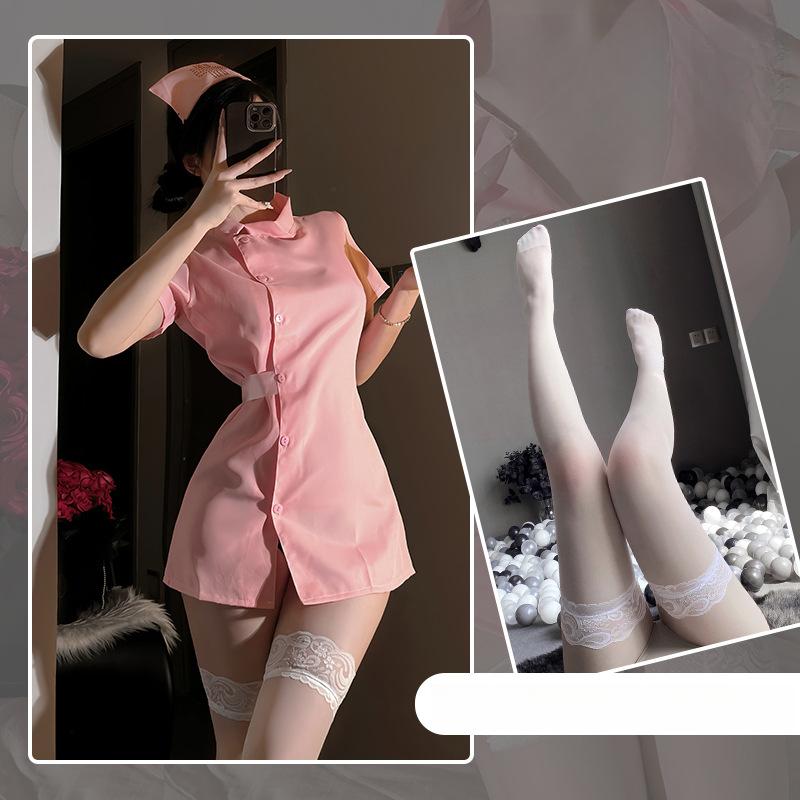 Đồng Phục Y Tá Đồ Lót Bộ Đồ Hóa Trang, Bộ Đồ Halloween Nữ Women Voan Voi 0