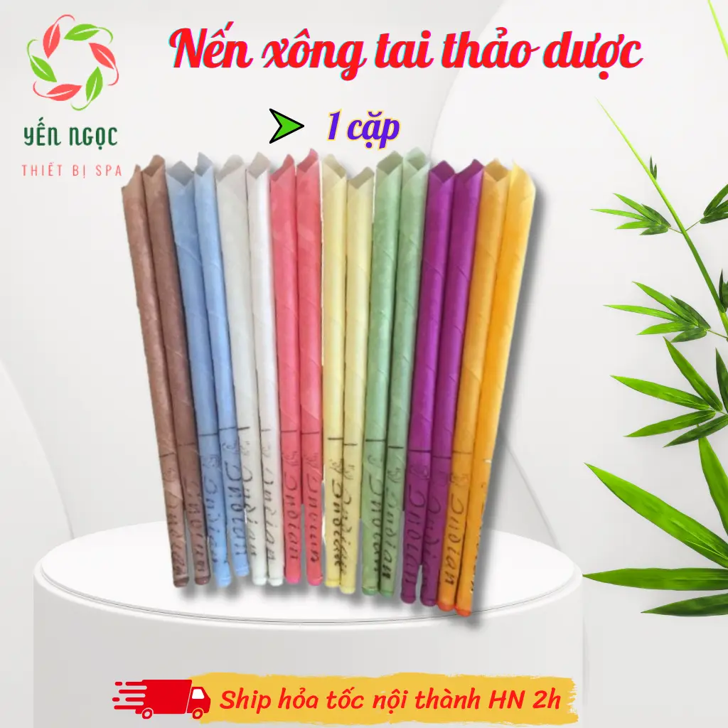 1 cặp Nến xông tai thảo dược thiên nhiên | Nến xông tai cho spa dưỡng sinh Lấy Ráy Tai