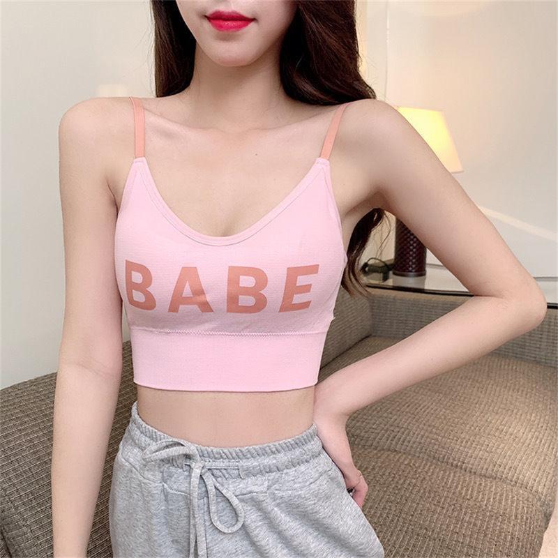 Product Introduction of Fashion Letter Sports Bra Sports Underwear U-Shaped Vest Bra Yoga Fitness Sports Underwear 26