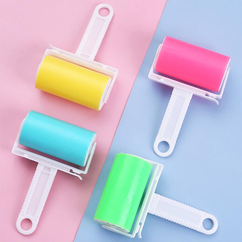 Product Introduction of Reusable Lint Roller Washable Lint Remover for Clothes Pet Hair Sticky Home Cleaning sticky  roller 1