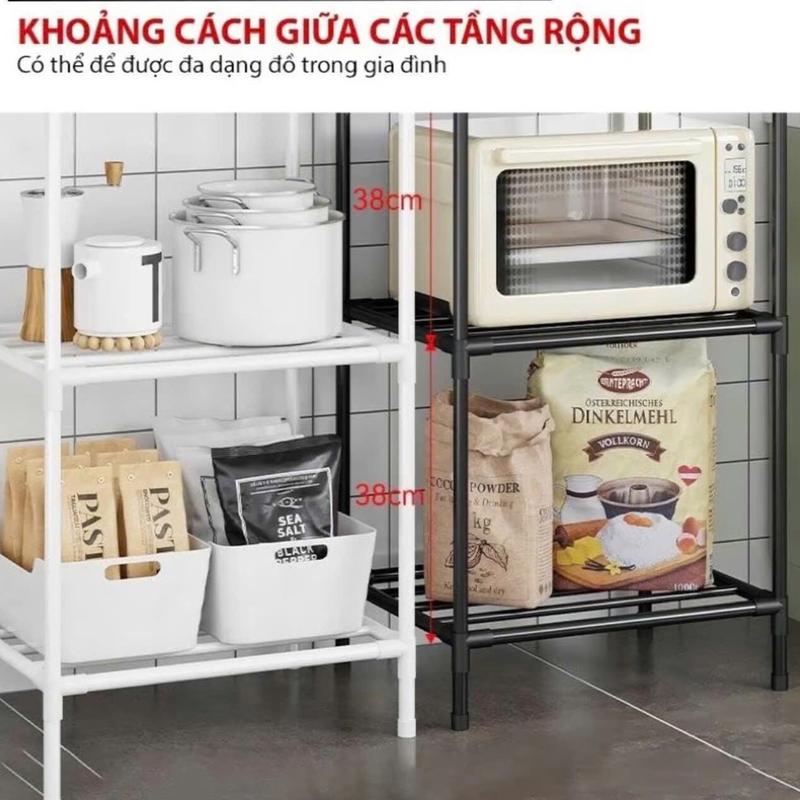 Kệ để đồ đa năng 6 tầng , khung thép cácbon Sơn tĩnh điện chống gỉ , sử dụng trong nhà tắm , phòng bếp , phòng ngủ , chắc chắn đa năng . 3