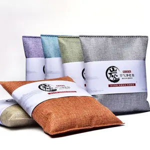 Bamboo Charcoal Air Purifying Bags Eliminate Odors Moisture and Formaldehyde for Car Home