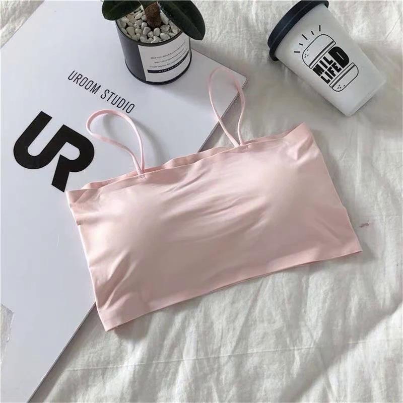 Product Introduction of Áo Ngực Nâng Ngực, Gợi Cảm, Dành Cho Phụ Nữ, Chất Liệu Lụa Lạnh Áo Crop Top, Liền Mạch, Áo Ống Dây Đeo, Không Tay, Áo Yếm, Đồ Lót, Áo Ngực Thân Mật Nữ 28