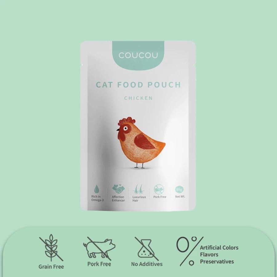 Wet Food Premium COUCOU Pouch 85gr ( Makanan Kucing Basah)
