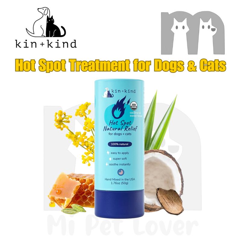 【Mi Pet Lover】Kin & Kind Hot Spot Treatment for Dogs & Cats 2.3oz ...