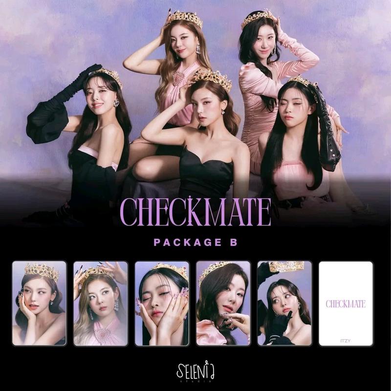 Paket Photocard Premium Kpop ITZY - Checkmate Un-official by Selenia Studio Set Full Member Cantik, Murah, Lucu 1