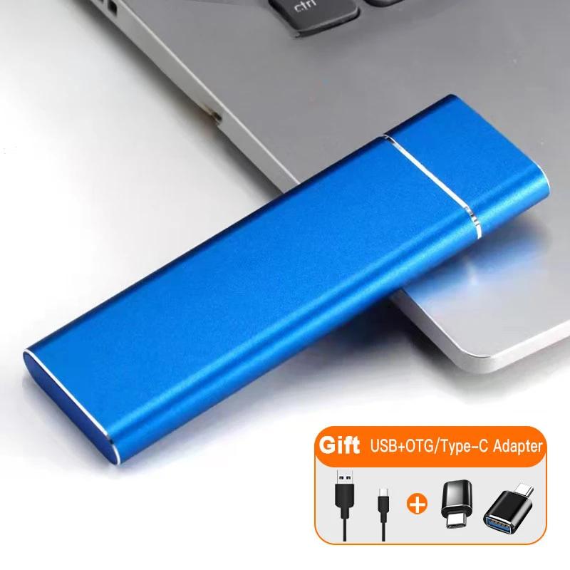 High Speed Portable SSD 1TB External Solid State Drive USB3.1 Type-C Interface Hard Drive Mass Storage Disk for Laptop/Mac/Phone 8