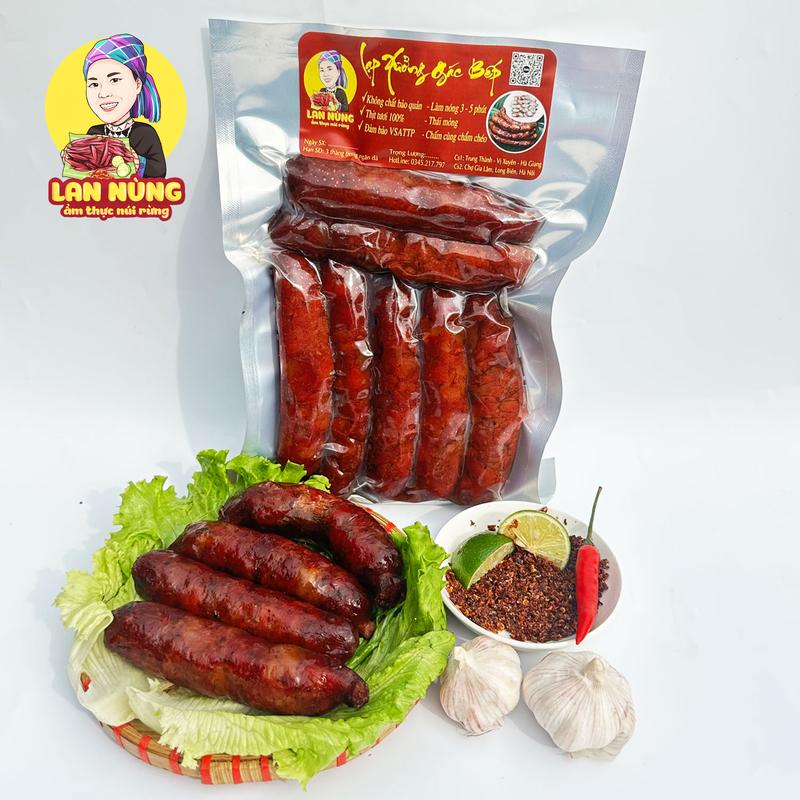 500g Lạp Xưởng Gác Bếp - Thơm Ngon Chuẩn Vị - Đặc Sản Hà Giang